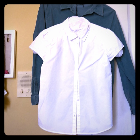 Kid XXL GAP White short sleeve button down Oxford. - Picture 1 of 1